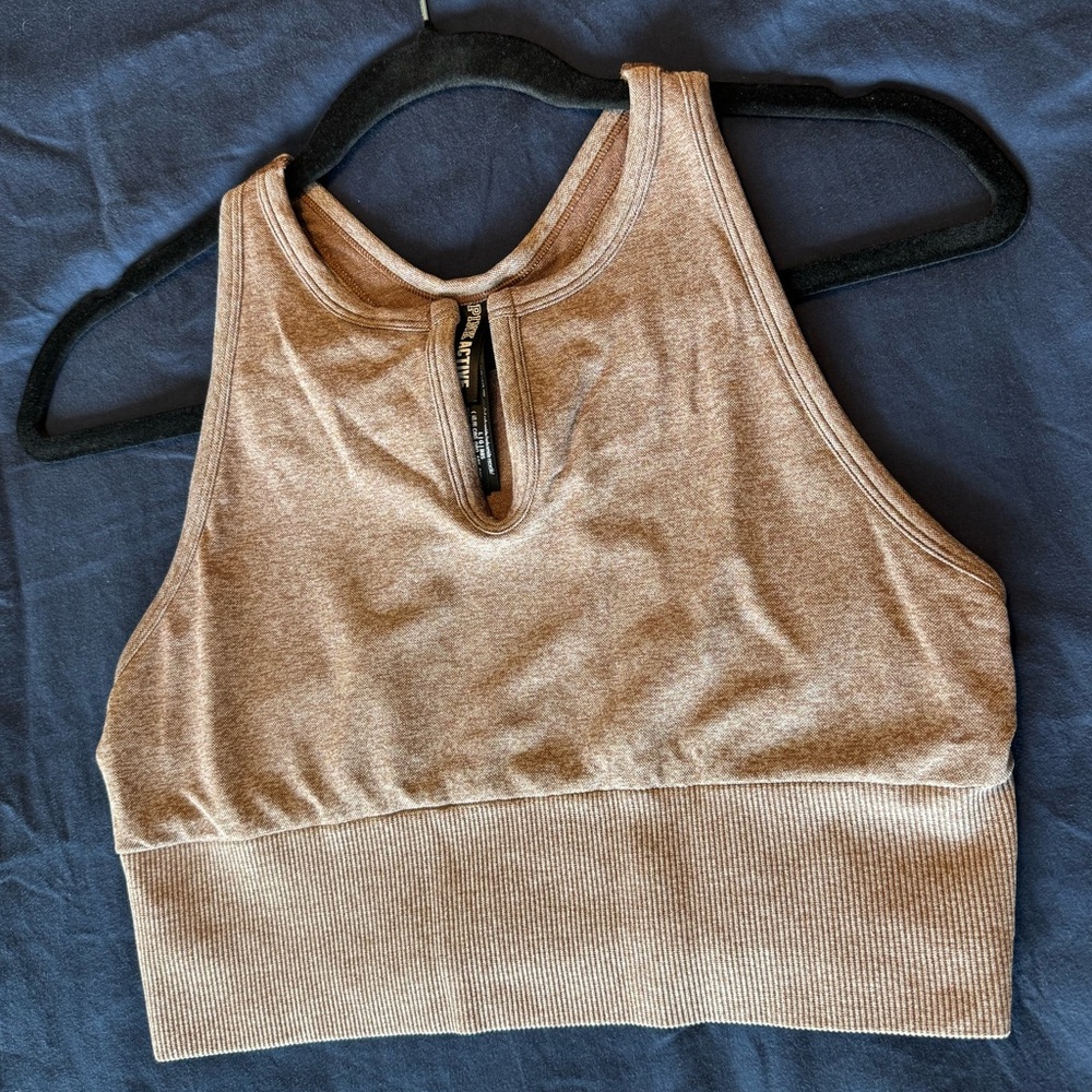 Victoria’s Secret PINK Seamless Sports Bra crop top 2 pack